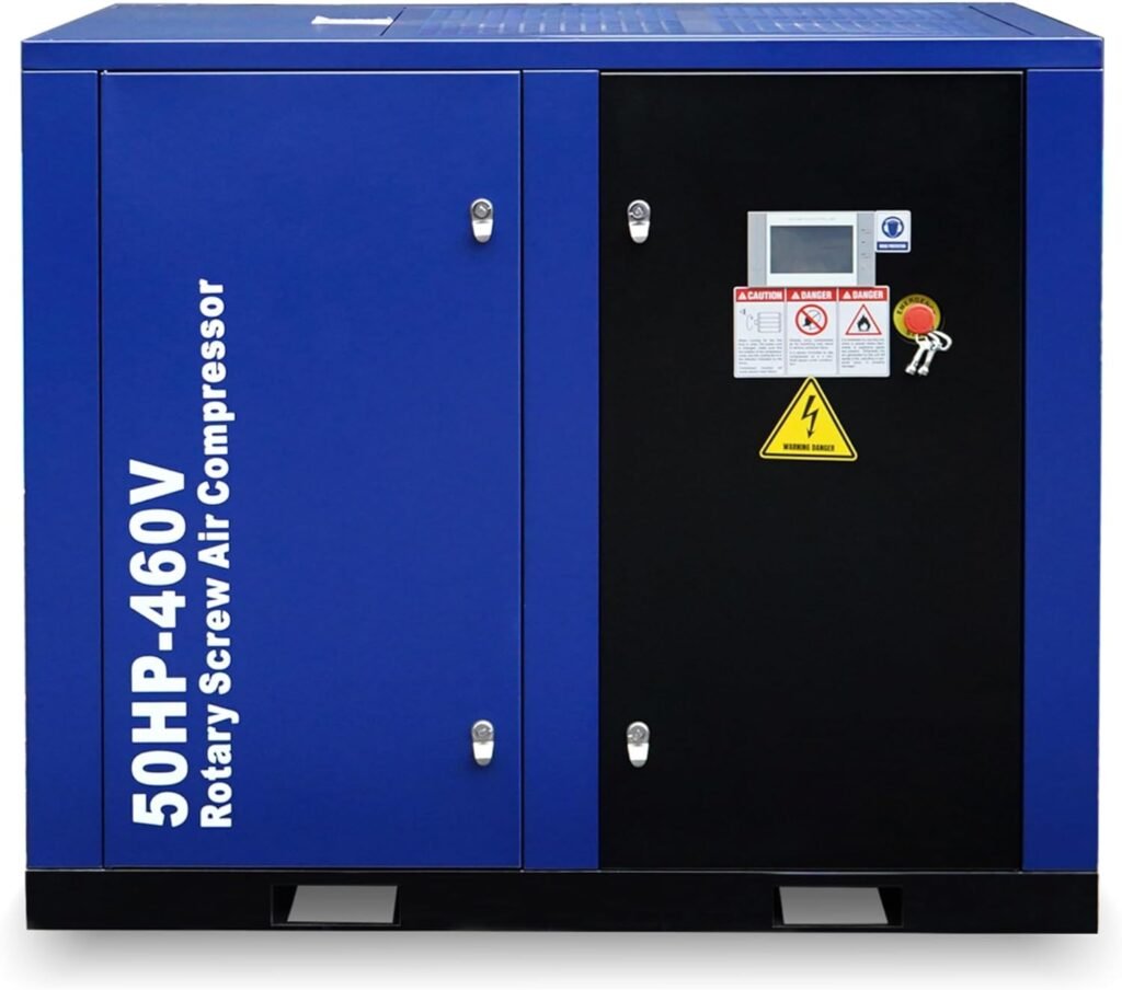 Chery Industrial 50HP Rotary Screw Air Compressor 219CFM 125PSI Fixed Speed Industrial Heavy Duty Air System (219CFM-50HP-460V) Chery Industrial 50HP Rotary Screw Air Compressor 219CFM 125PSI Fixed Speed Industrial Heavy Duty Air System (219CFM-50HP-460V)
