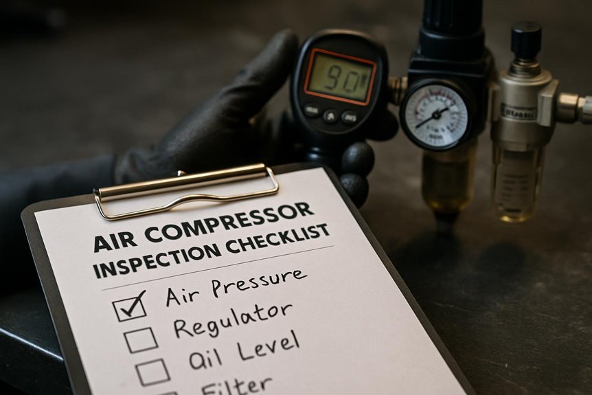 air pressure regulator performance verification