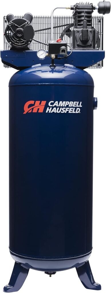 Campbell Hausfeld Gallon Vertical Air Compressor, 3.7 HP, 240V, PSI Campbell Hausfeld Gallon Vertical Air Compressor, 3.7 HP, 240V, PSI