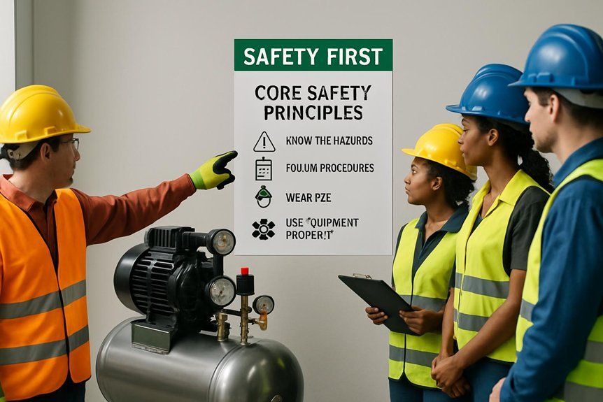 core safety principles for compressors