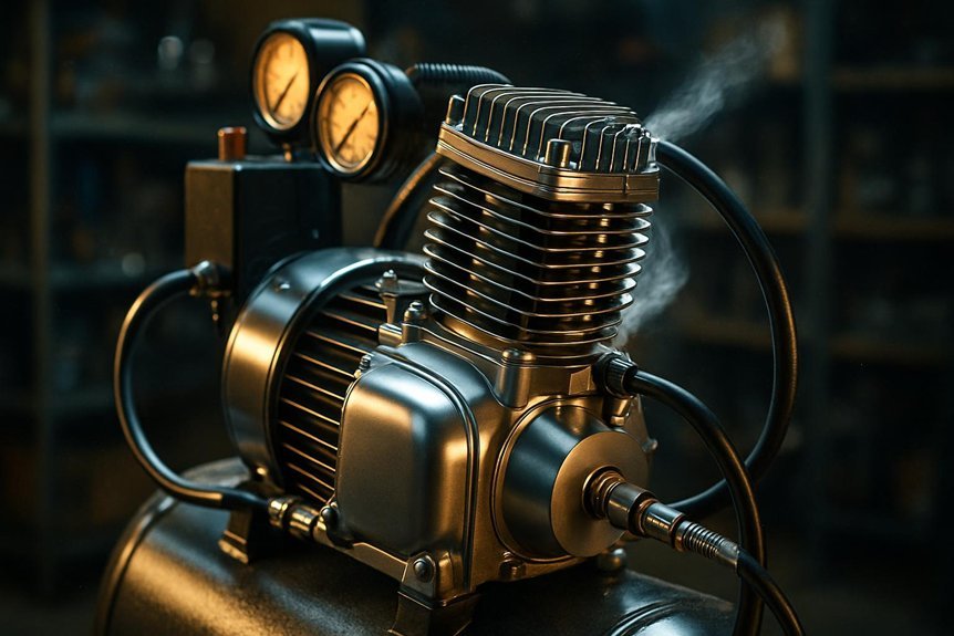 electrical energy powers compression control