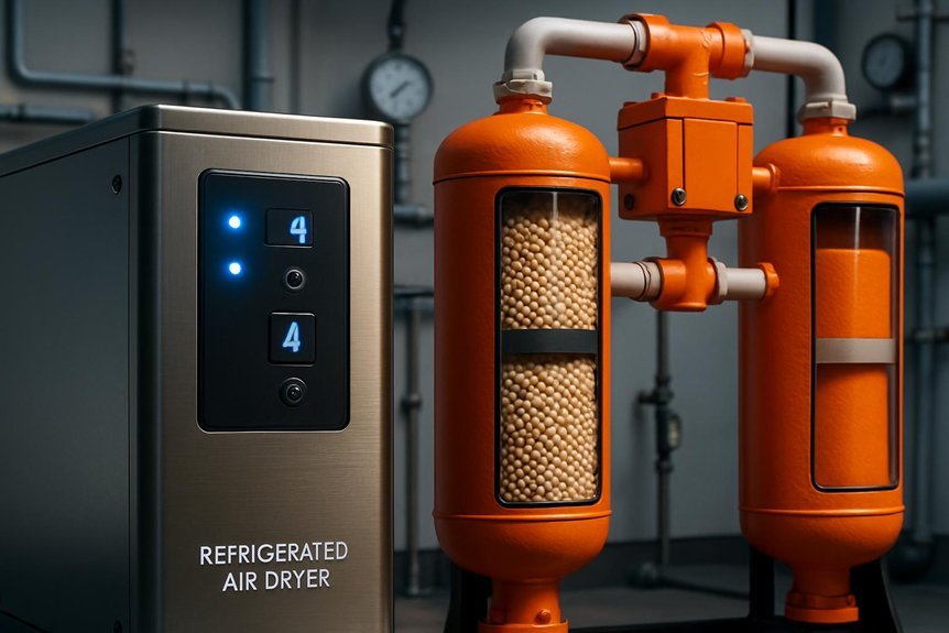 refrigerated dryers stabilize moisture dewpoint