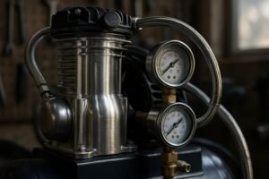 How Does a Stationary Air Compressor Work?