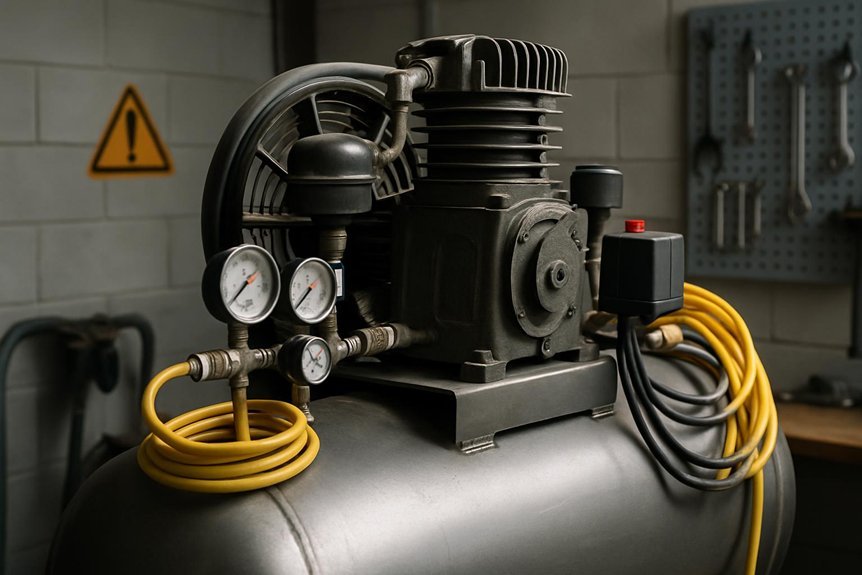 stationary compressor maintenance workflows