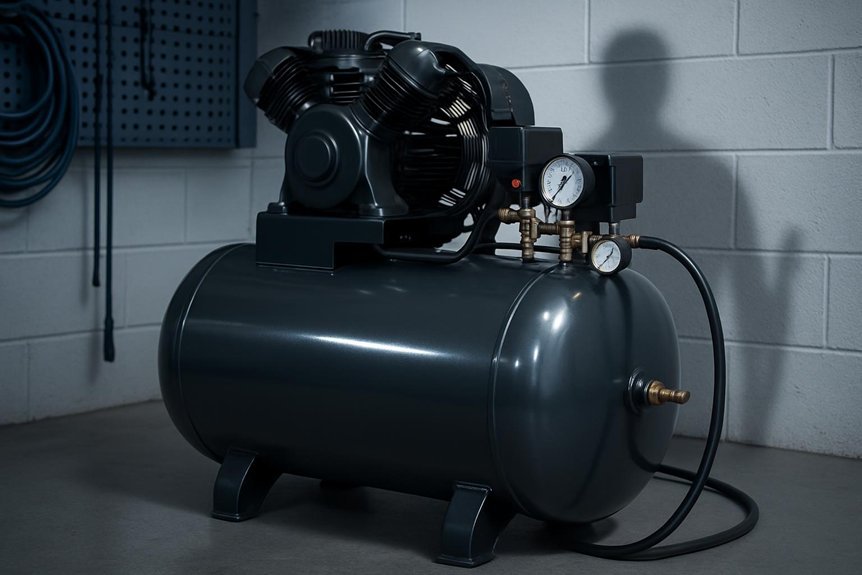 tank size stabilizes compressed air availability