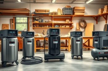 5 Best Stationary Air Compressors That Elevate Your Woodworking Shop