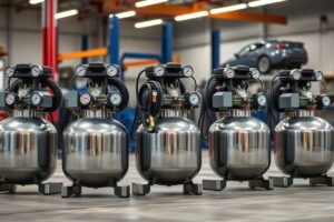 5 Best Two-Stage Air Compressors That Boost Auto Repair Efficiency