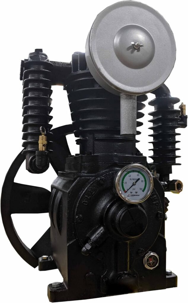 EMAX Air Compressor Pump - HP Two Stage Pressure Lubricated Pump with CFM Max PSI - APP2I0524TP EMAX Air Compressor Pump - HP Two Stage Pressure Lubricated Pump with CFM Max PSI - APP2I0524TP