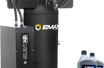 EMAX Silent Air Compressor Review — 5HP 60 Gal